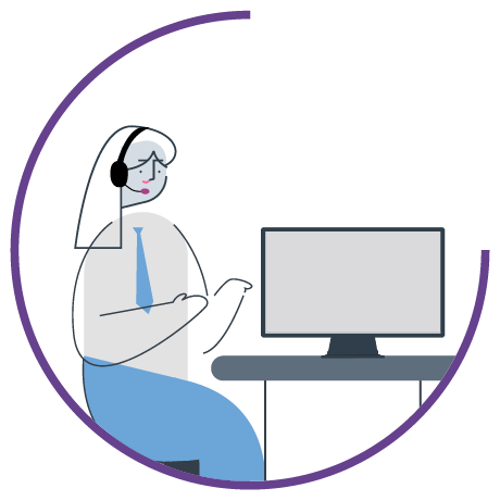 Case study icon used to show employees